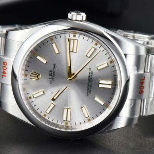 Oyster Perpetual 124300 41mm 904L Clean CF Silver Dial SS Bracelet VR3230