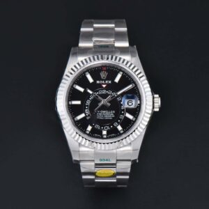 Sky-Dweller 326934 42mm ZF 904L Black Dial SS Bracelet A2824 - Image 35