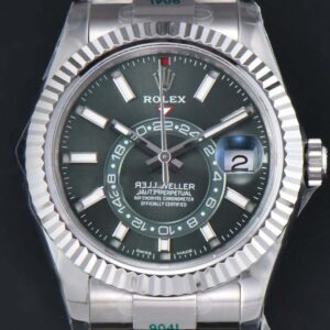 Sky-Dweller 326934 42mm ZF 904L Green Dial SS Bracelet A2824 - Image 38