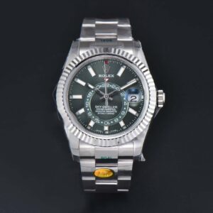 Sky-Dweller 326934 42mm ZF 904L Green Dial SS Bracelet A2824 - Image 15
