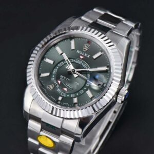 Sky-Dweller 326934 42mm ZF 904L Green Dial SS Bracelet A2824 - Image 13