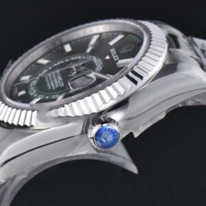 Sky-Dweller 326934 42mm ZF 904L Green Dial SS Bracelet A2824 - Image 6