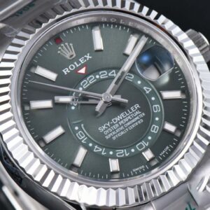Sky-Dweller 326934 42mm ZF 904L Green Dial SS Bracelet A2824 - Image 3