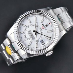 Sky-Dweller 326934 42mm ZF 904L White Dial SS Bracelet A2824 - Image 15
