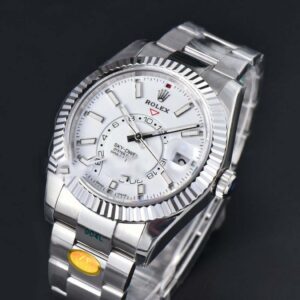 Sky-Dweller 326934 42mm ZF 904L White Dial SS Bracelet A2824 - Image 14