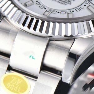 Sky-Dweller 326934 42mm ZF 904L White Dial SS Bracelet A2824 - Image 8