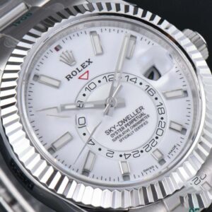 Sky-Dweller 326934 42mm ZF 904L White Dial SS Bracelet A2824 - Image 4