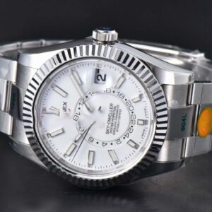 Sky-Dweller 326934 42mm ZF 904L White Dial SS Bracelet A2824 - Image 3